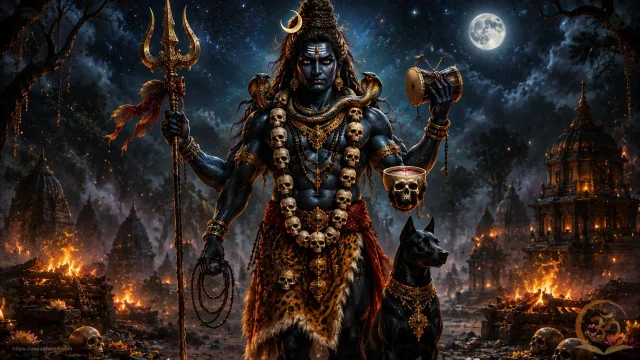 Shri Bhairav Chalisa Full Lyrics with Hindi & English Meaning