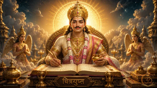 Shri Chitragupta Chalisa Full Lyrics with Hindi & English Meaning