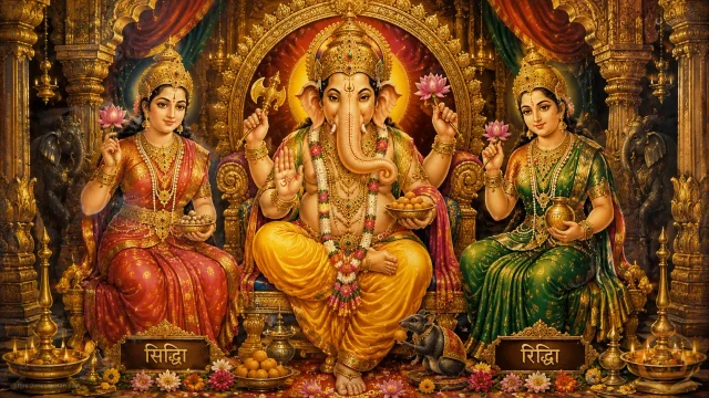Shri Ganesha Pancharatnam Lyrics + Meaning in Hindi & English | बुद्धि, सफलता & Blessings