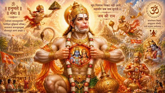 Hanuman Mantra (हनुमान मंत्र) Lyrics + Meaning | Strength, Courage & Protection
