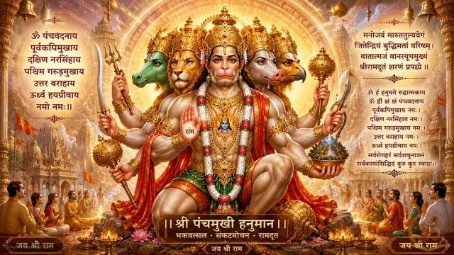 Hanuman Stotra (हनुमान स्तोत्र) Lyrics + Meaning | Strength & Protection Guide