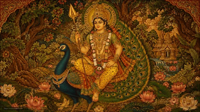 Shri Kartikeya Chalisa Full Lyrics with Hindi & English Meaning