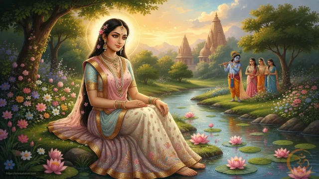 Shri Radha Bhajan Full Lyrics with Hindi & English Meaning
