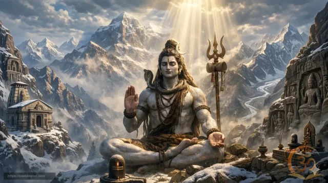 Shri Shiva Aarti Lyrics (Full) + Meaning in Hindi & English | Peace & Stability