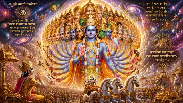 Bhagavad Gita 15.7 Complete Lyrics & Meaning in Hindi & English