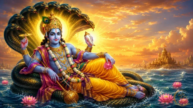Shri Vishnu Complete Lyrics & Meaning in Hindi & English