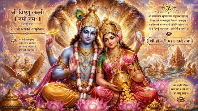 Shri Vishnu Stuti Complete Lyrics & Meaning in Hindi & English